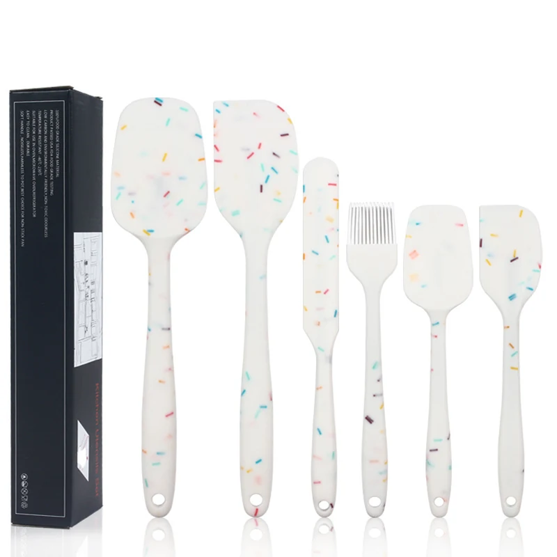 close detail highlighting the included brush makes the set useful before and after baking