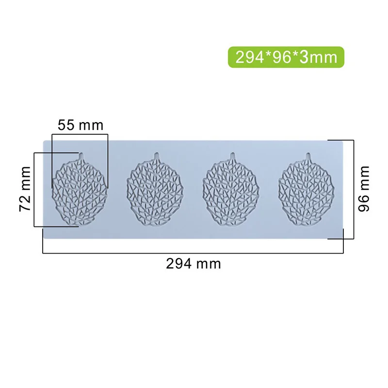 Coral and Branch Silicone Lace Mat LFM-495 Series thumbnail 3