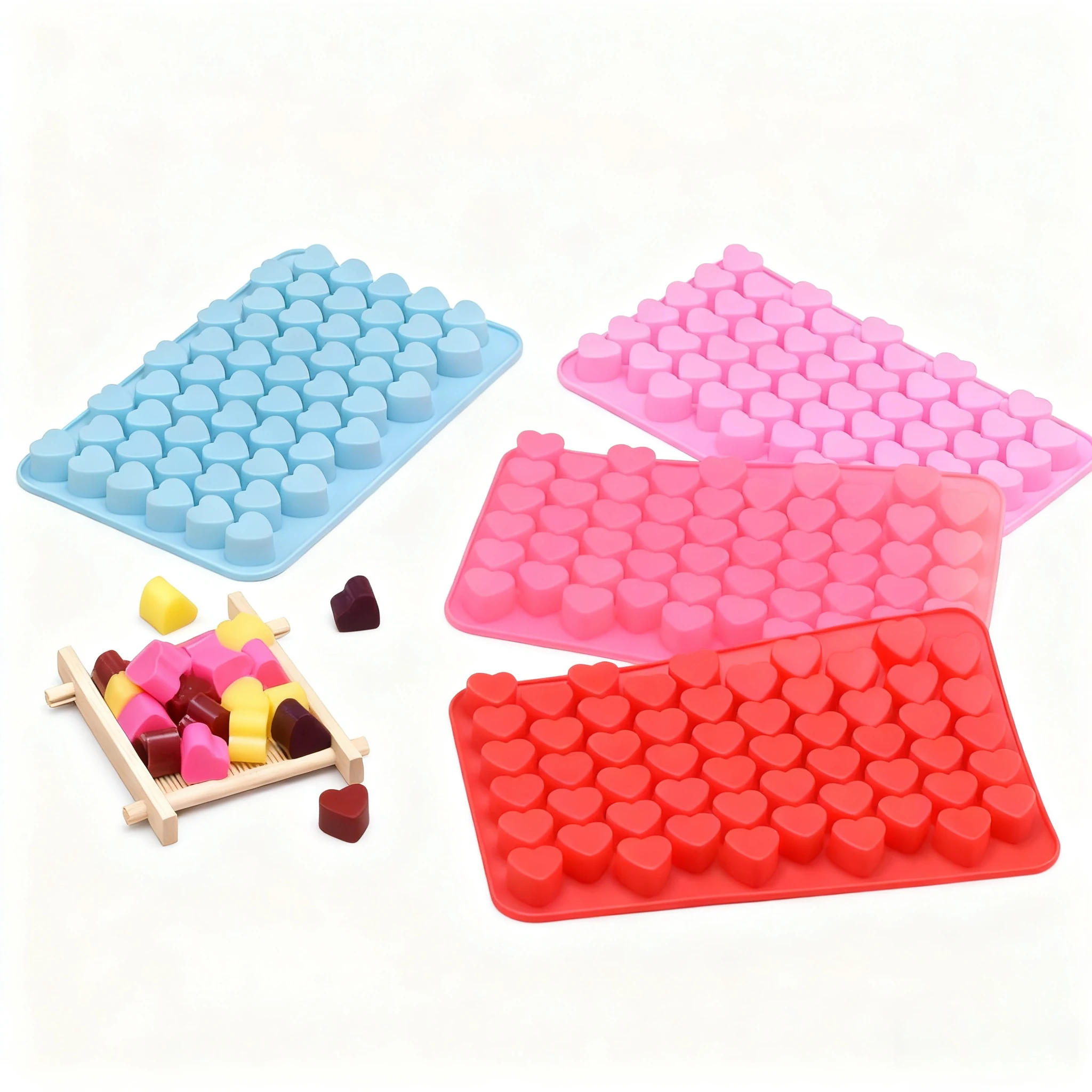 close detail highlighting small hearts deliver a strong seasonal cue in a compact tray