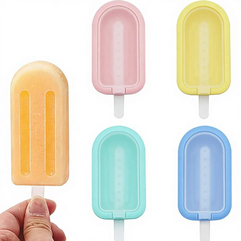 Oval Silicone Popsicle and Cake Mold