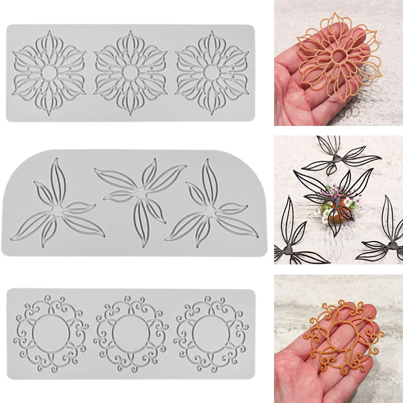 Seaweed and Botanical Silicone Lace Mat LFM-510 Series thumbnail 3