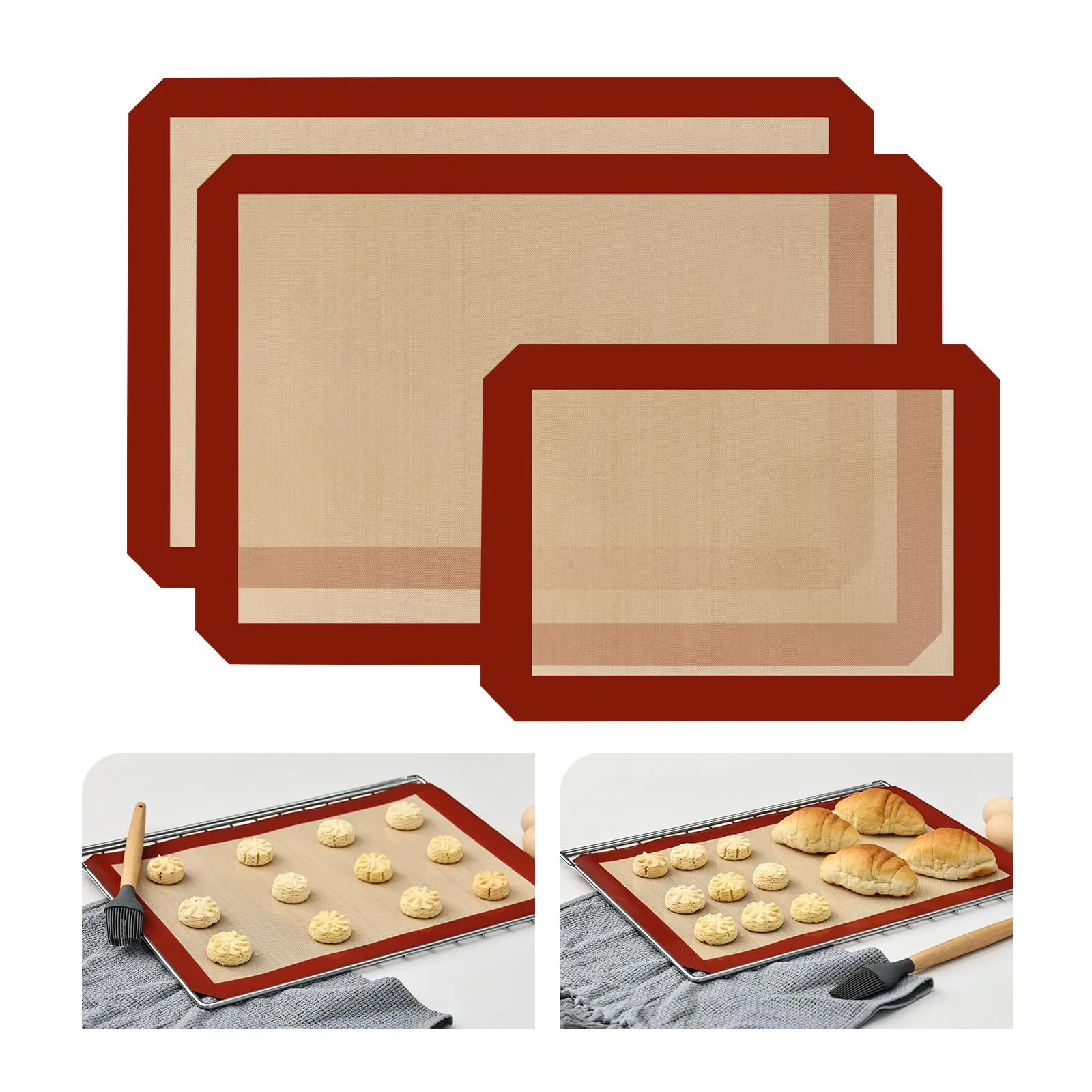 Fiberglass-Reinforced Silicone Baking Mat BWL-BML-005